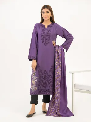 2 Piece Khaddar Suit-Embroidered (Pret)