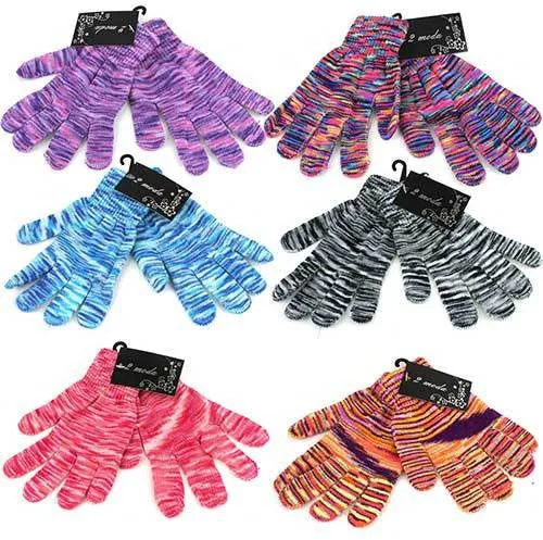 507 fashion knit gloves in assorted colors Case of 48