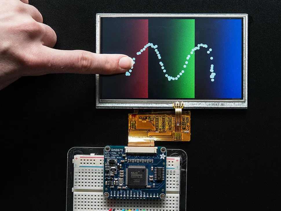 5.0" 40-pin TFT Display - 800x480 with Touchscreen