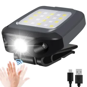 600 Lumens rechargeable Cap Light With Motion Sensor