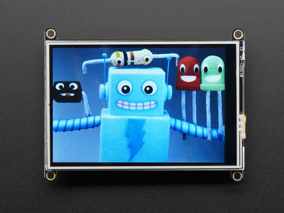 Adafruit TFT FeatherWing - 3.5" 480x320 Touchscreen for Feathers