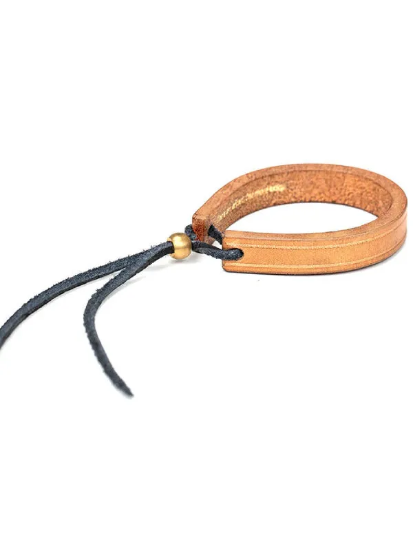 Adjustable Retro Tanned Leather Bracelet