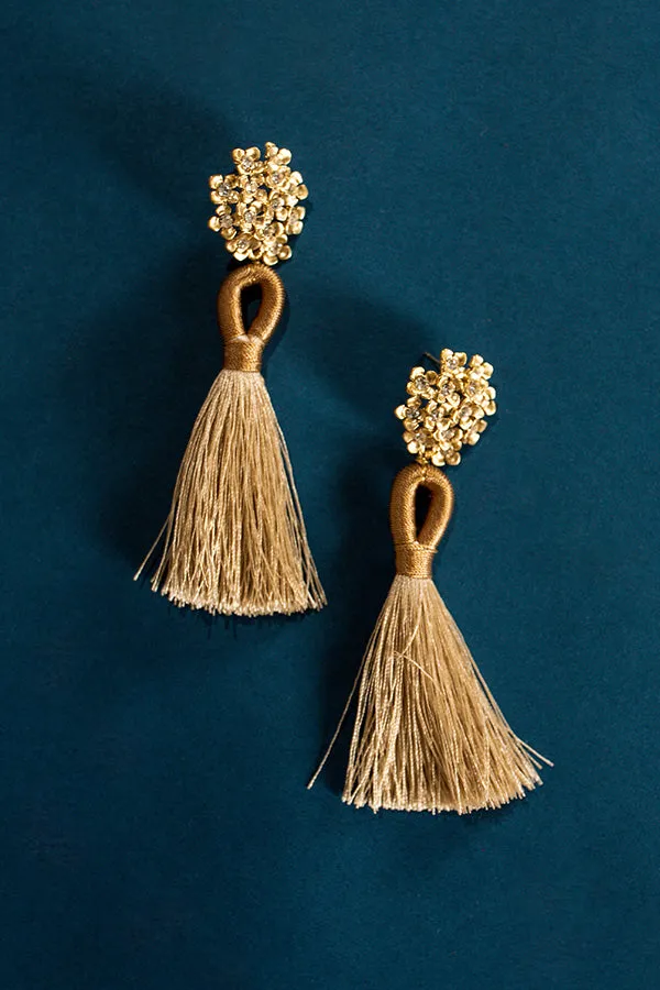 All The Sparkles Tassel Earrings