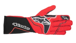 ALPINESTARS 3550123_13_L TECH 1-ZX v3 Racing gloves, FIA 8856-2018, black/red, Size L