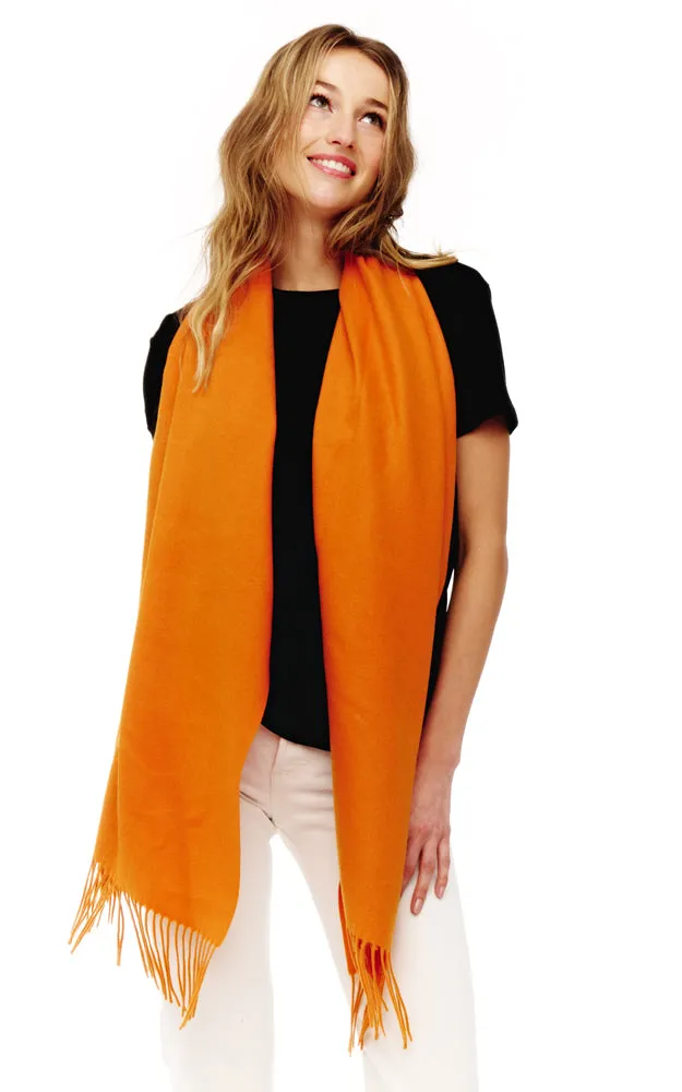 BASC2044 Solid Super Soft Cashmere Blended Oblong Scarf