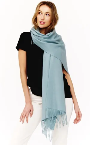 BASC2044 Solid Super Soft Cashmere Blended Oblong Scarf