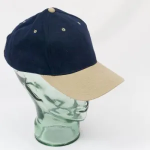 Baseball Cap. New. Navy & Tan.