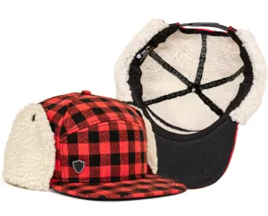 Billed Trapper Hat | Lumberjack Red