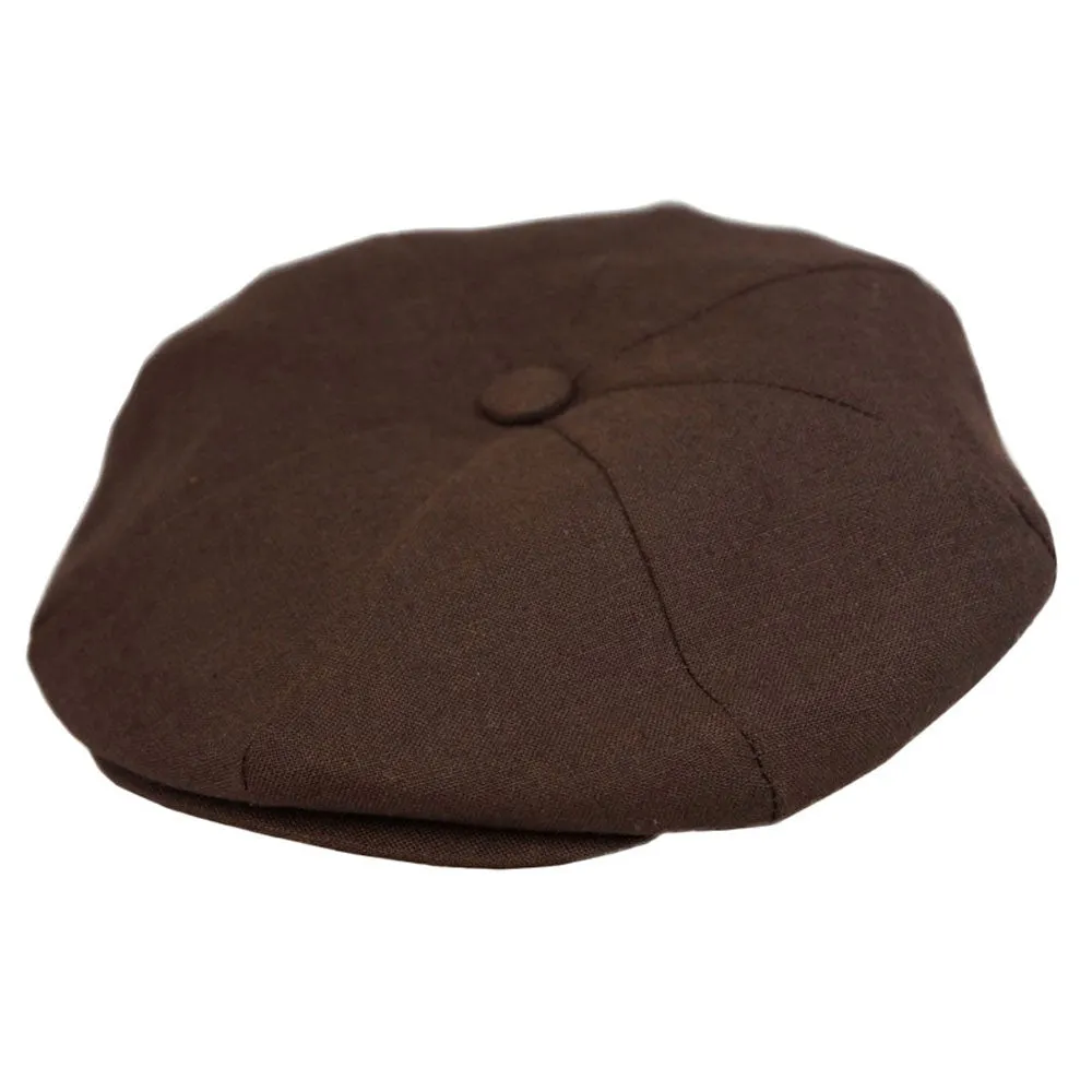 Capas Linen 8/4 Newsboy Cap