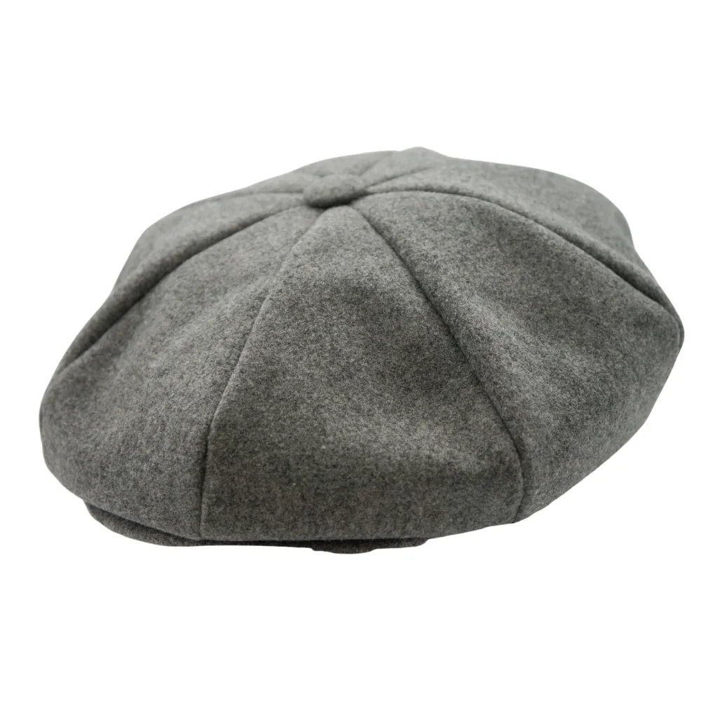 Capas Melton Wool 8/4 Newsboy Cap