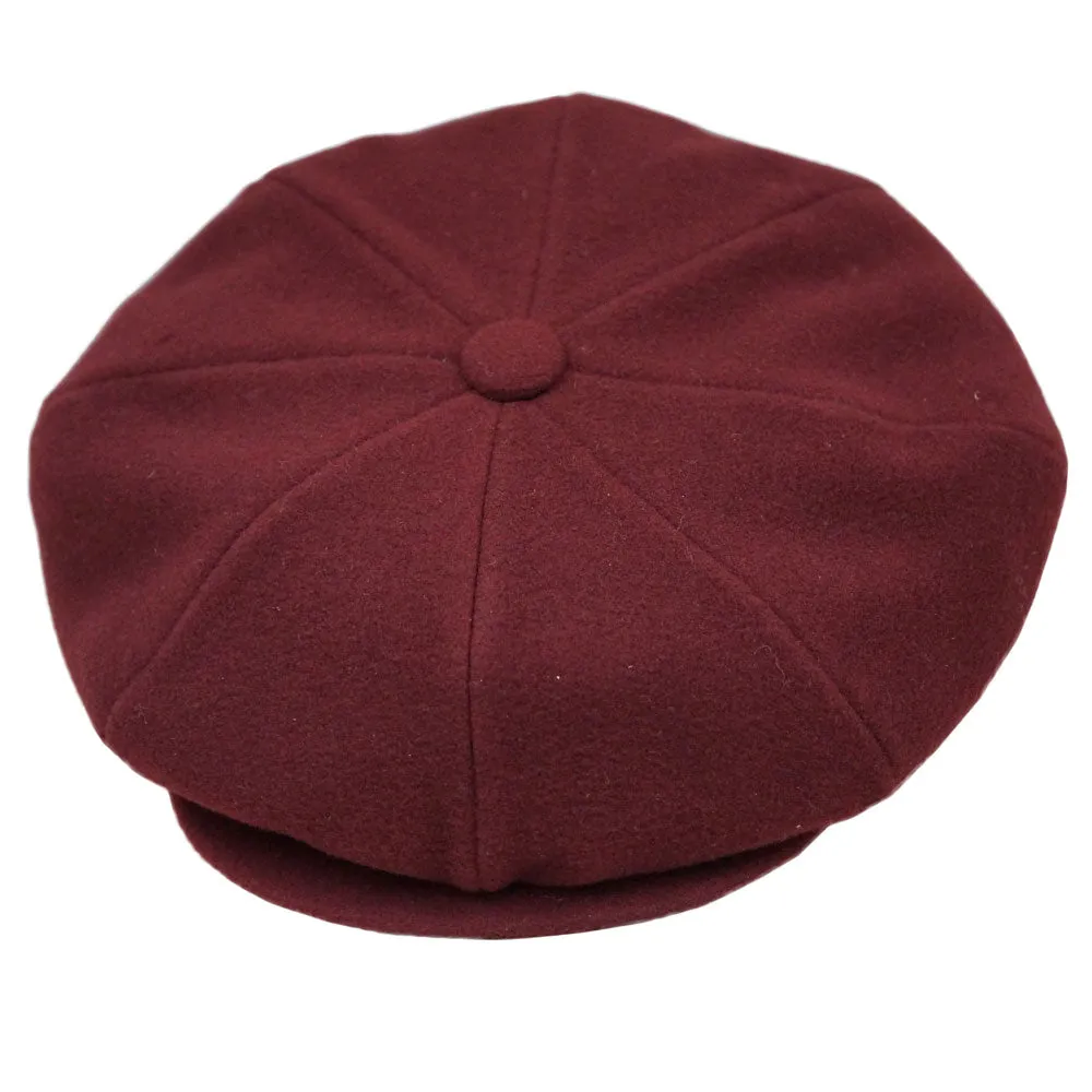 Capas Melton Wool 8/4 Newsboy Cap