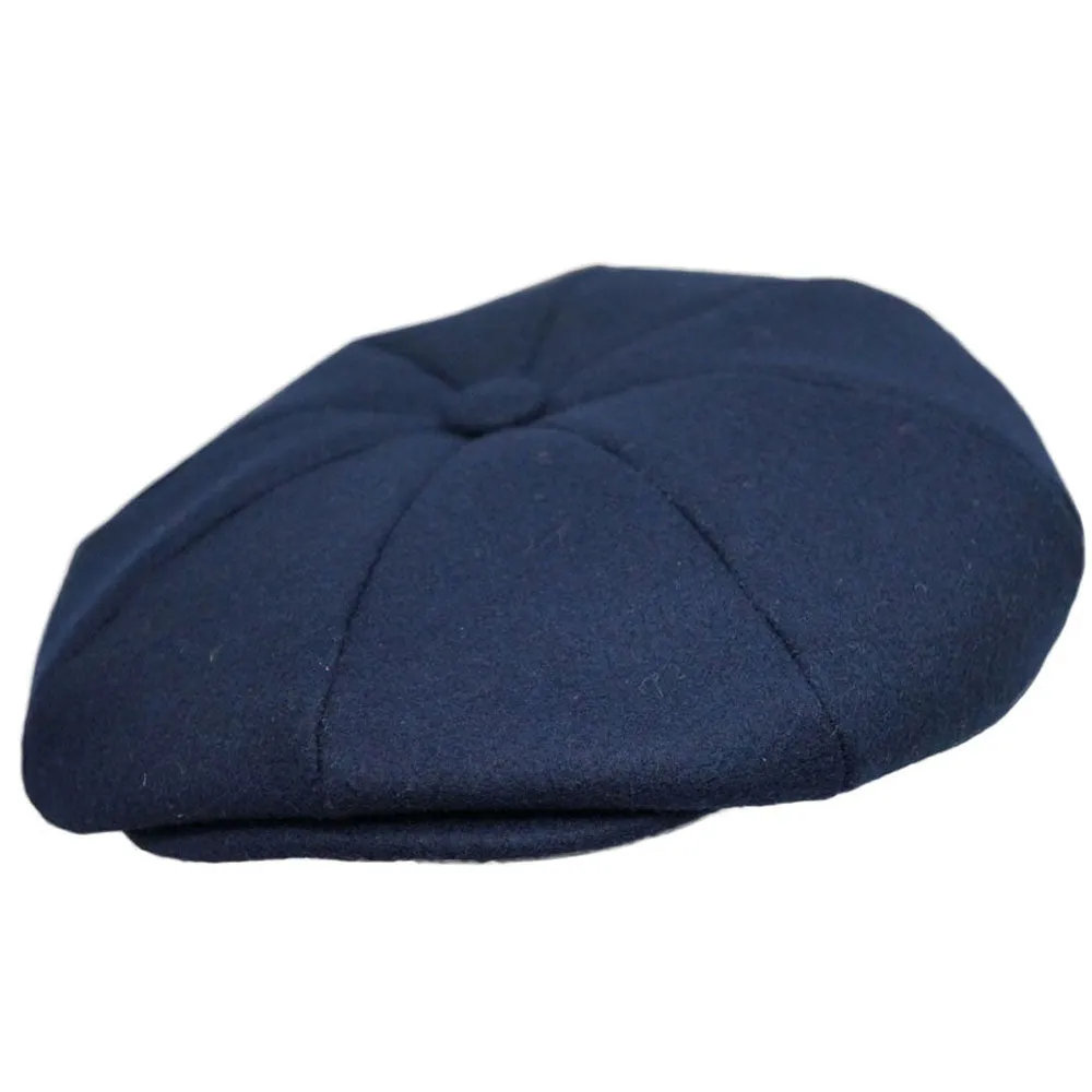 Capas Melton Wool 8/4 Newsboy Cap