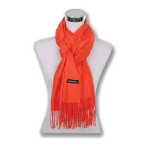 Couthie Plain Orange Scarf ( CS10)