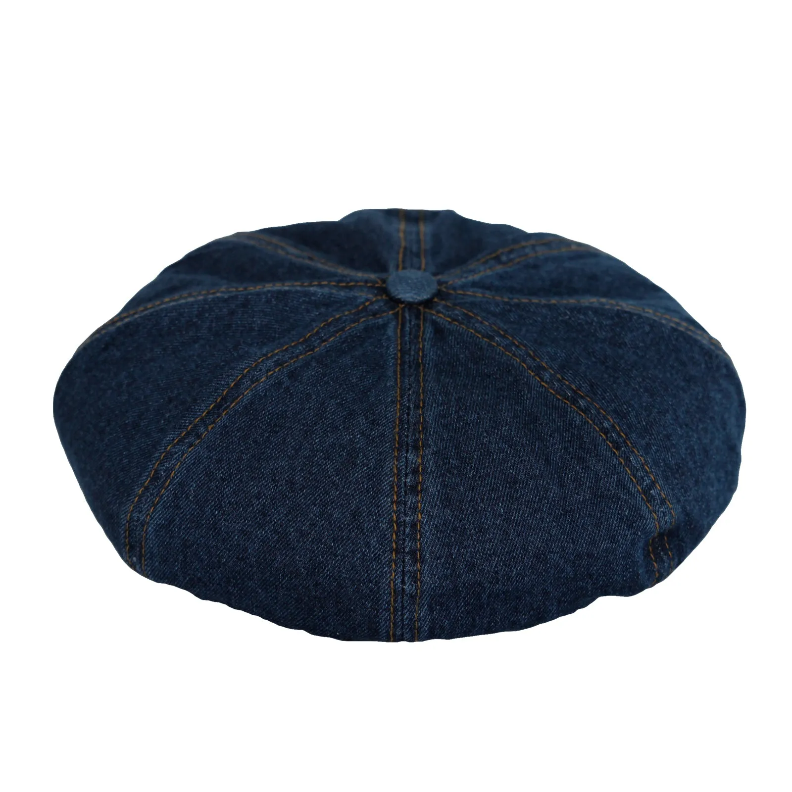 Denim Cotton Newsboy Hat Baker Boy Beret Flat Cap KR3613