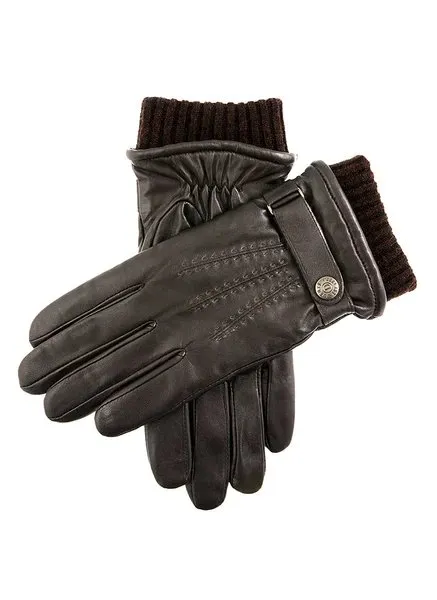 DENTS Henley Gloves BROWN