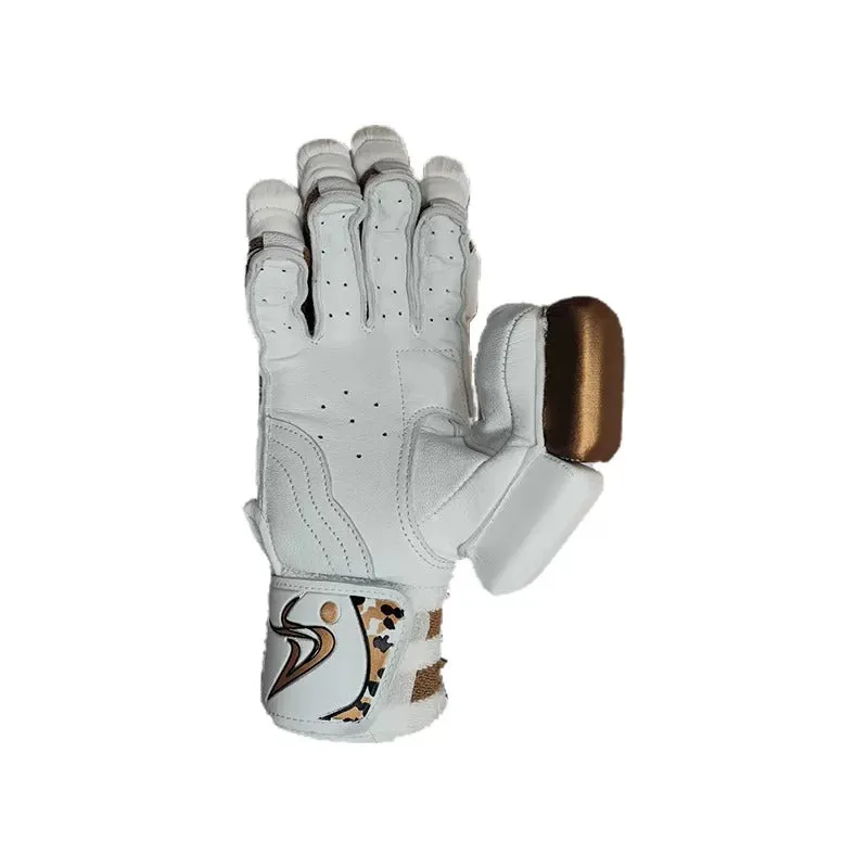 DS Sports 1.0 White Gold Batting Gloves