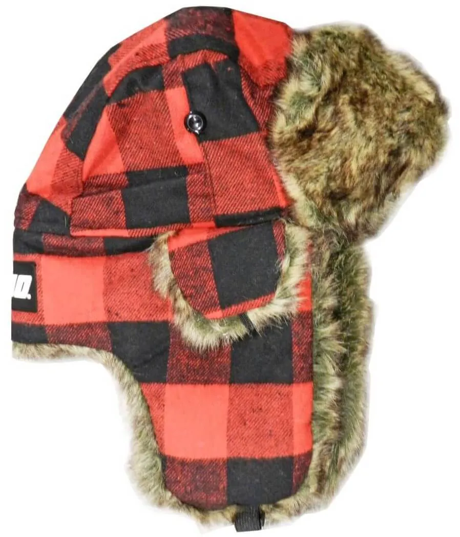 ECHO Buffalo Plaid Trapper Hat