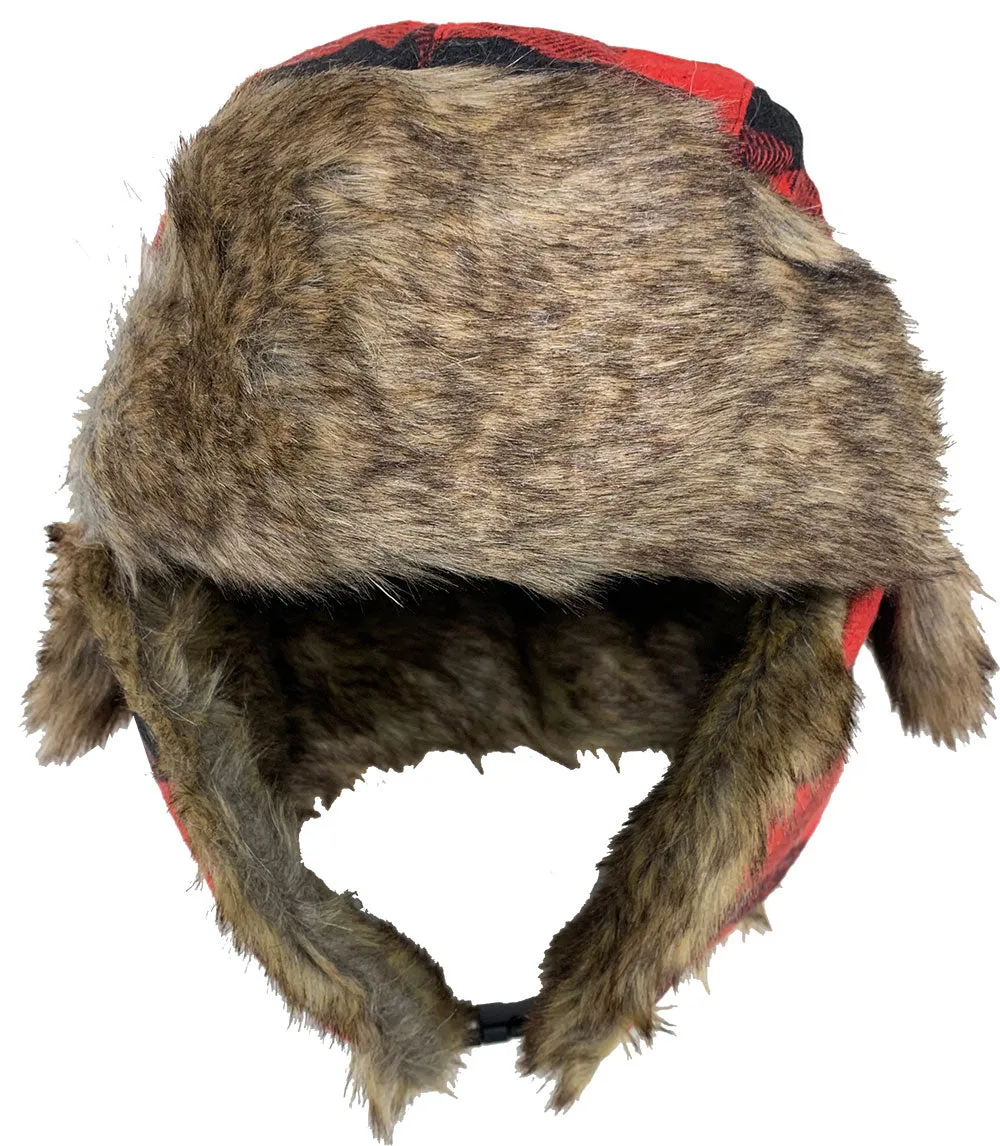 ECHO Buffalo Plaid Trapper Hat