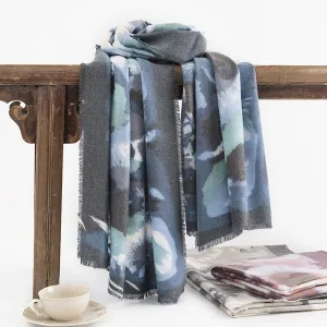 FH23-5112 printed winter scarf