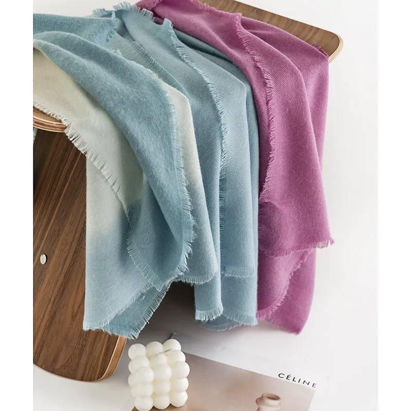 FH23-5221 Splicing color winter scarf