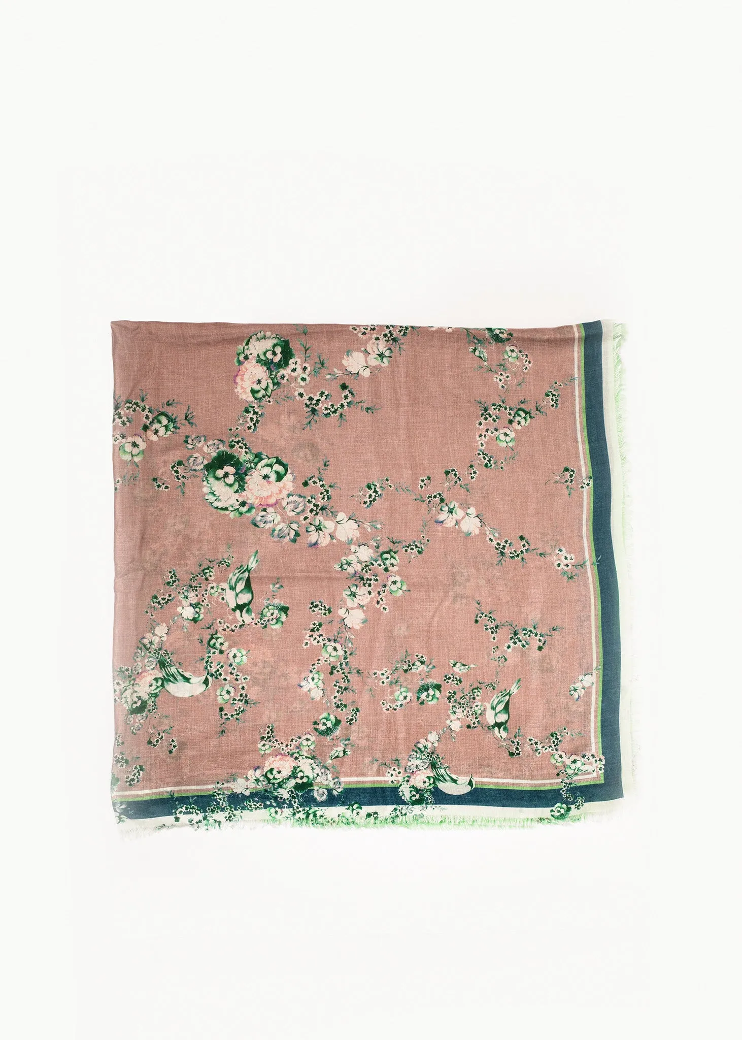 Floral Cashmere Scarf