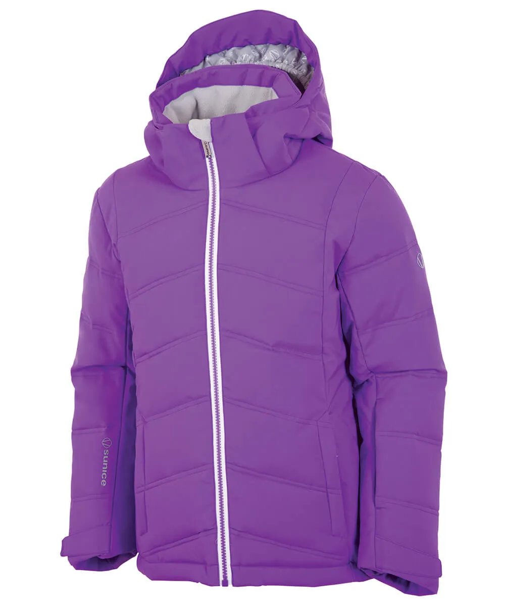 Girls' Ava Waterproof Quilted Stretch Jacket