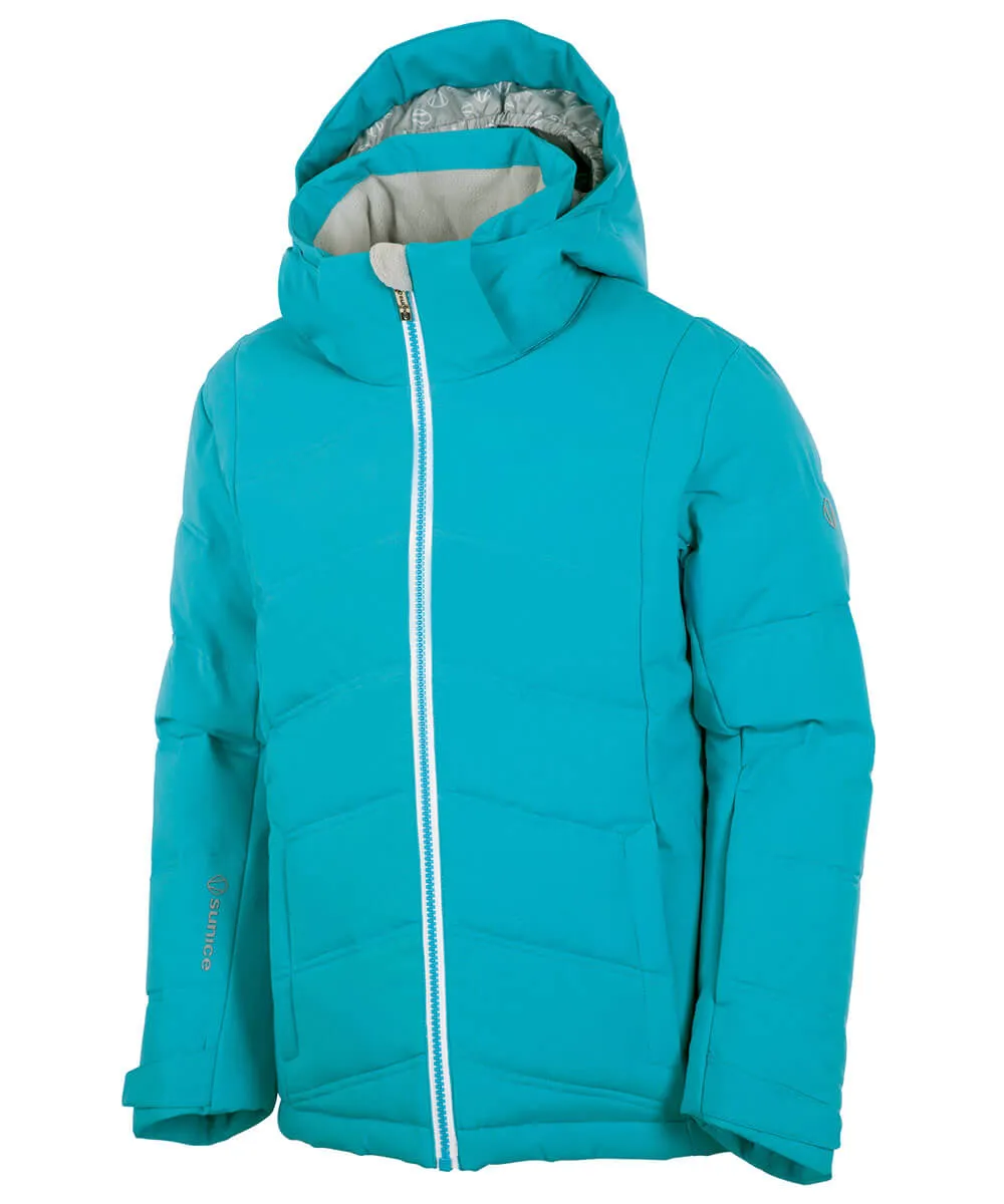 Girls' Ava Waterproof Quilted Stretch Jacket