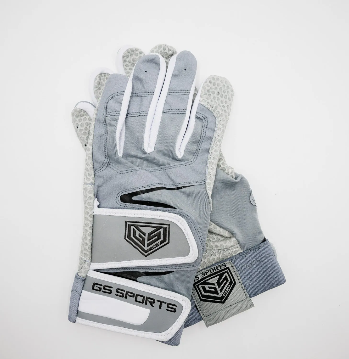 GS Sports Pro Series v2 Dual Strap Batting Gloves - Grey