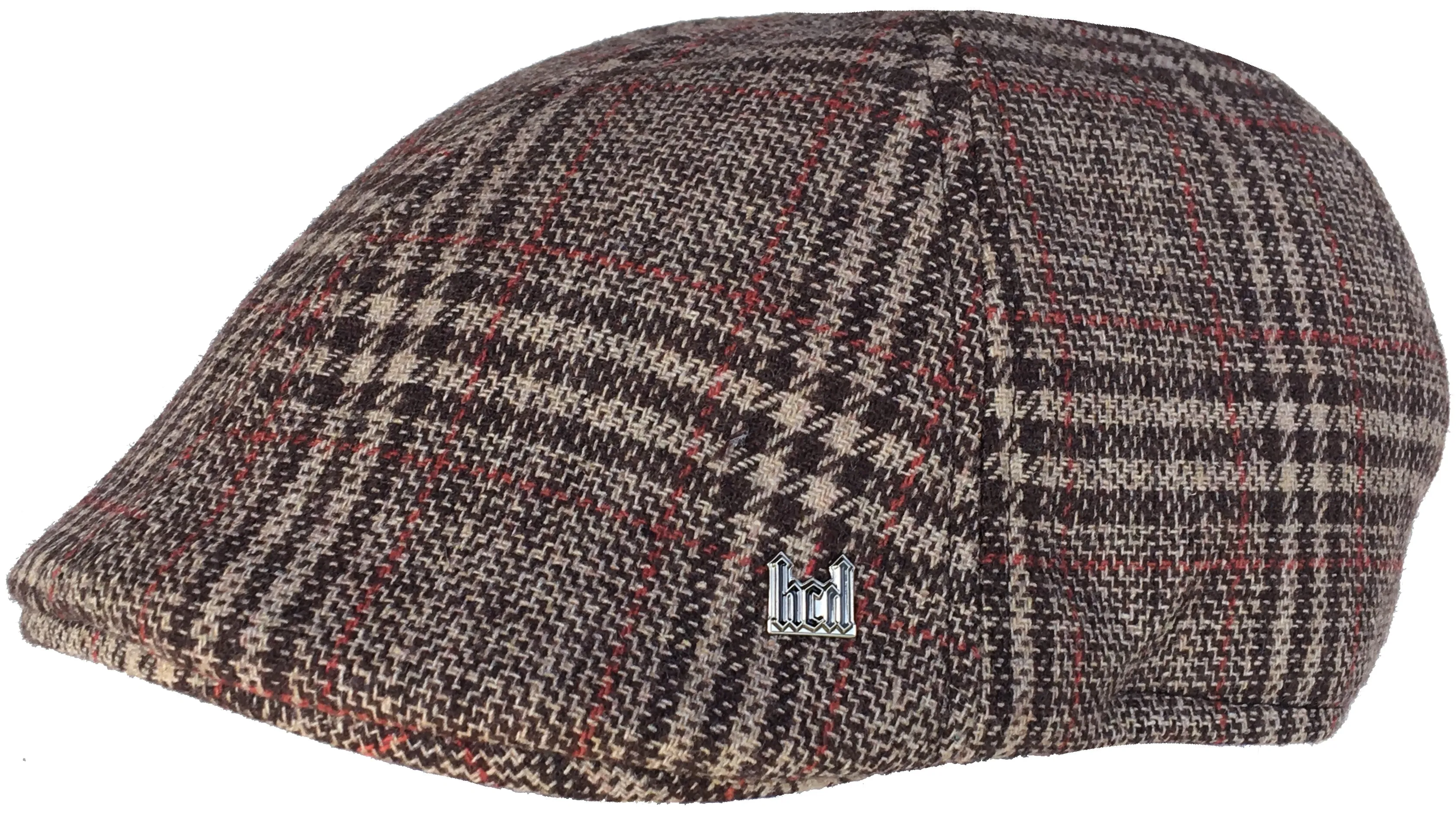 Headchange Econo Plaid Wool Blend 6 Panel Ivy Cap