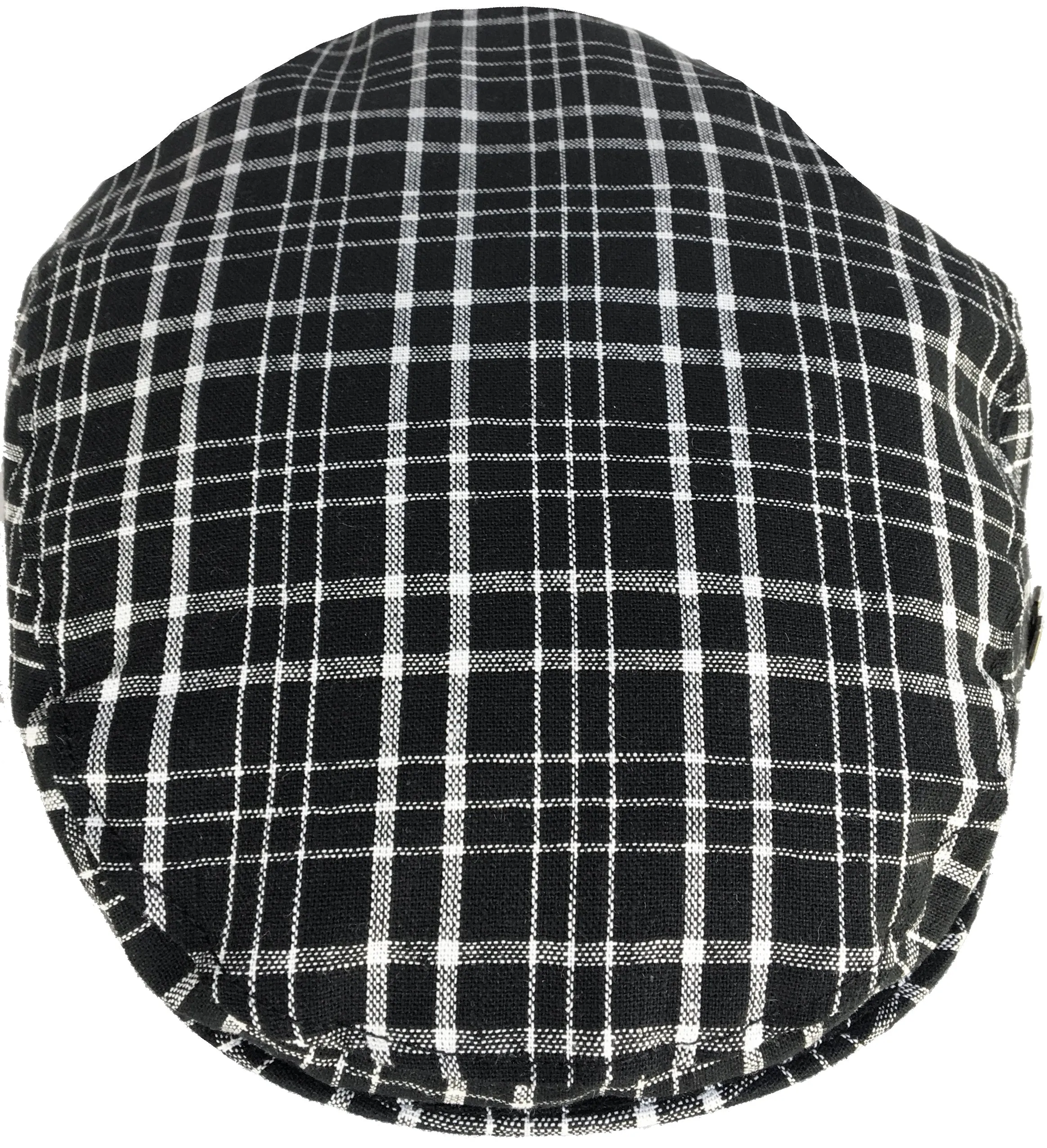 Headchange Made in USA 100% Plaid Linen Ivy Cap