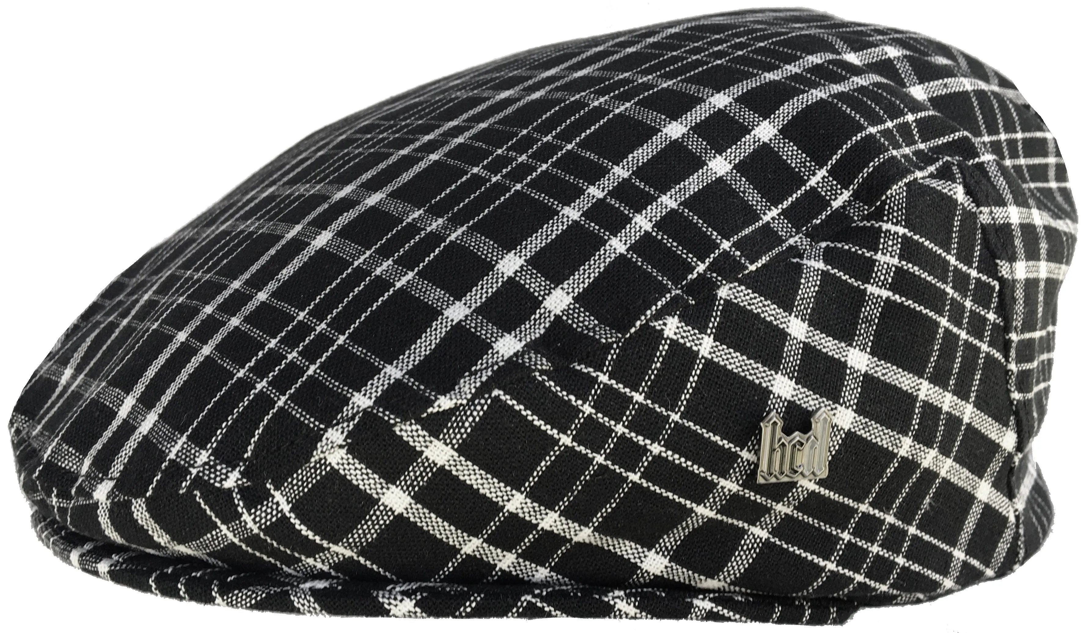 Headchange Made in USA 100% Plaid Linen Ivy Cap