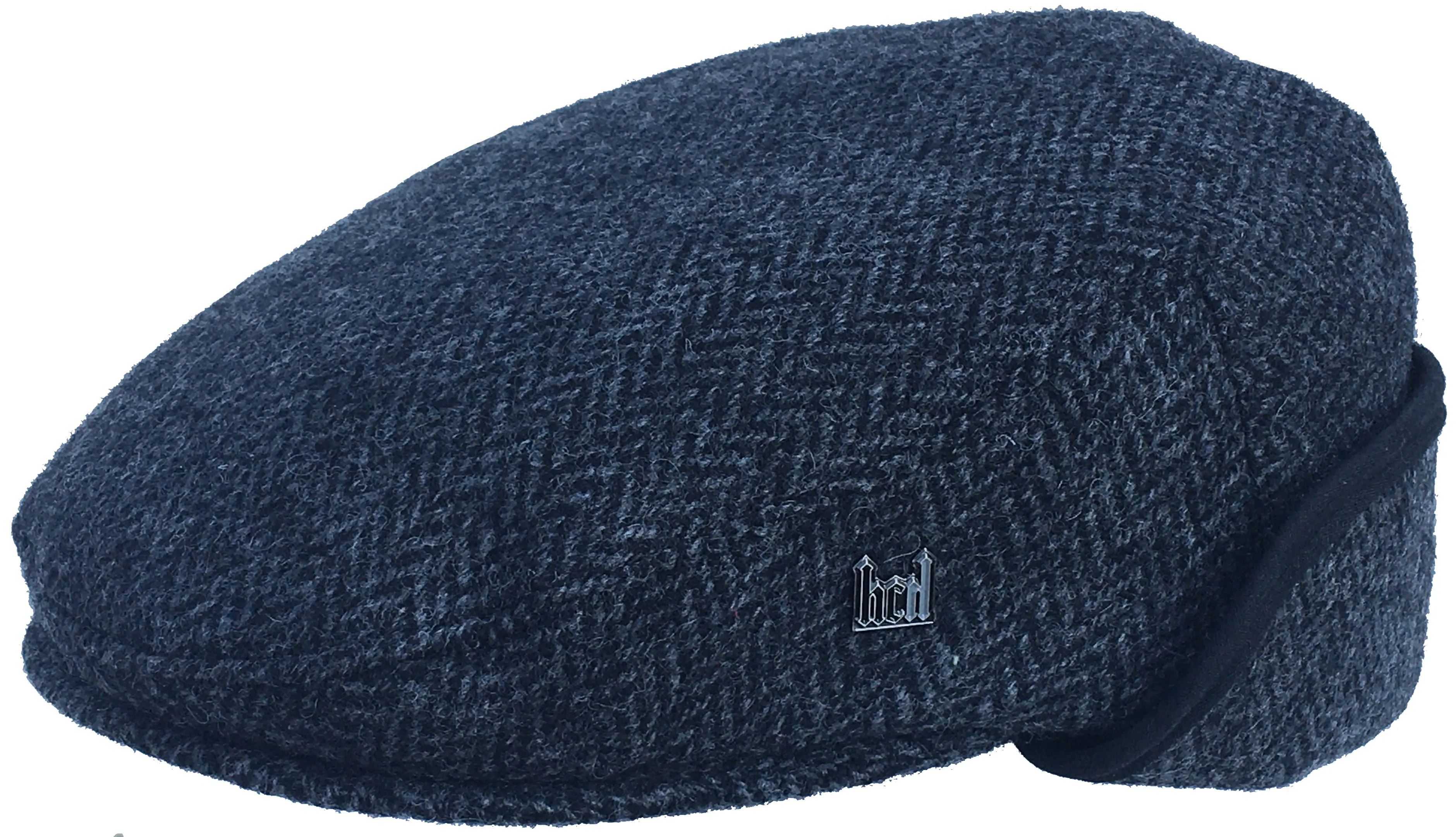 Headchange USA American Made Herringbone Ear Flap Ivy Newsboy Cap