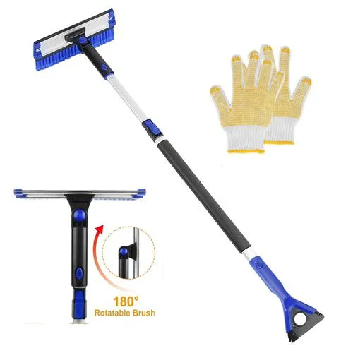 Ice Scraper Extendable Telescoping Snow Remover