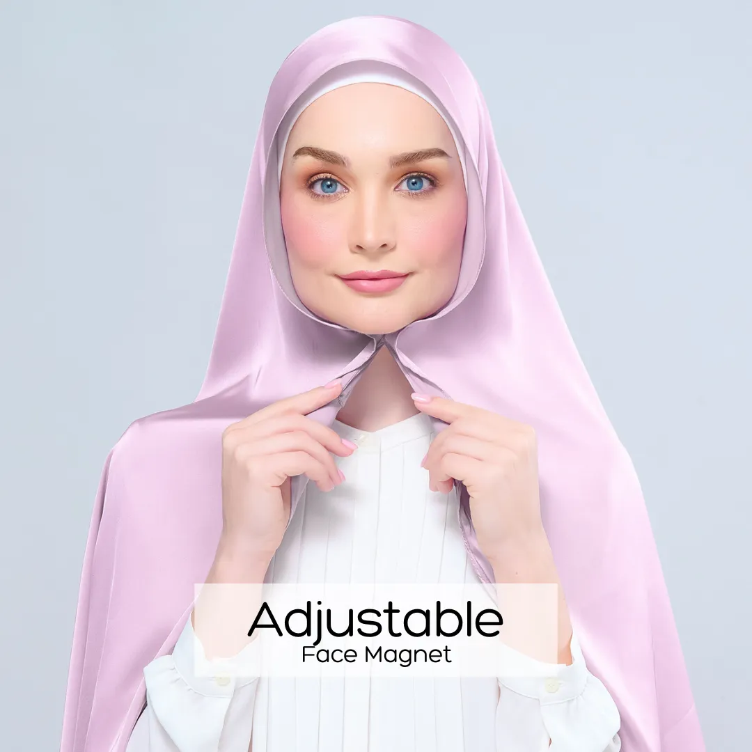 Instant Tag n' Go Shawl  | Satin Silk in Light Orchid