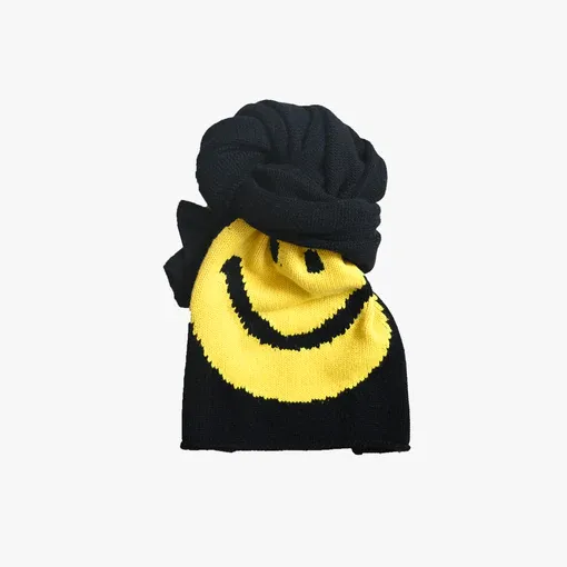 Kerri Rosenthal - Smiley Chunky Scarf in Black