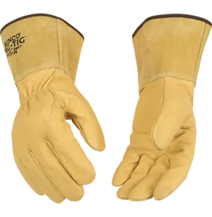 Kinco 0129 Tig Welders Golden Premium Full Grain Pigskin  Heat-Resistant Gloves (One Dozen)