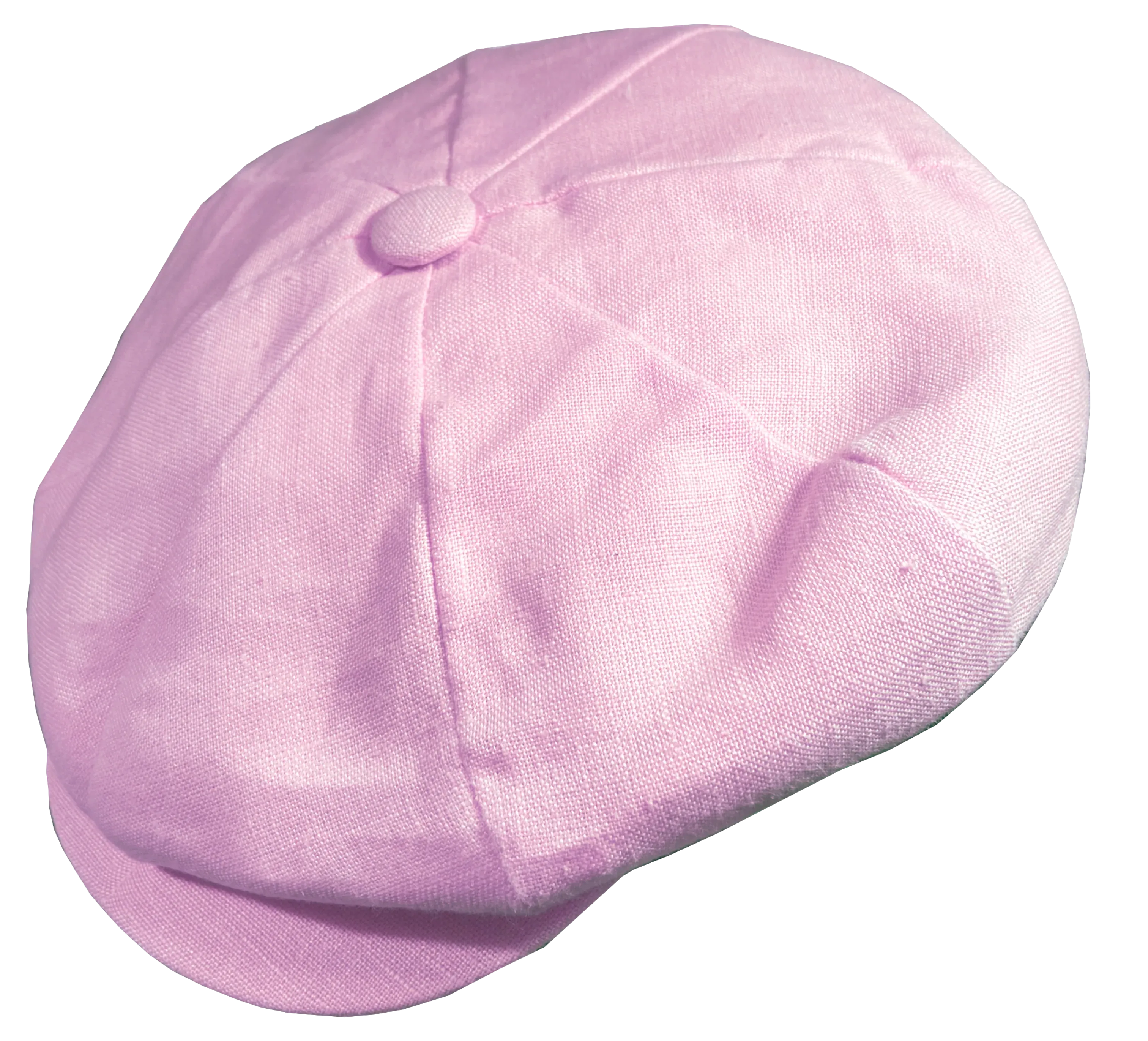 Linen Big Apple Newsboy Cap by Capas