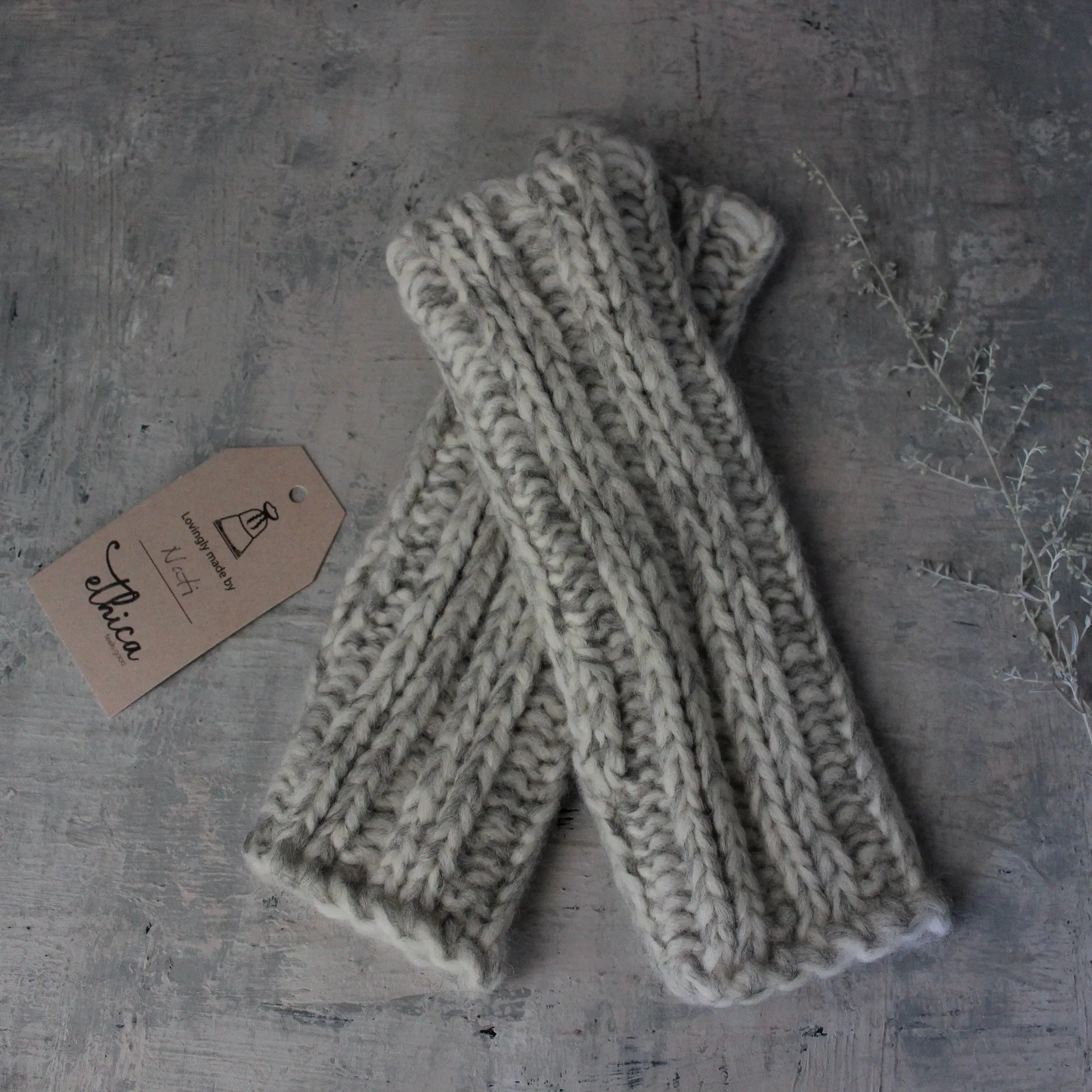 Long Baby Alpaca Hand Warmers