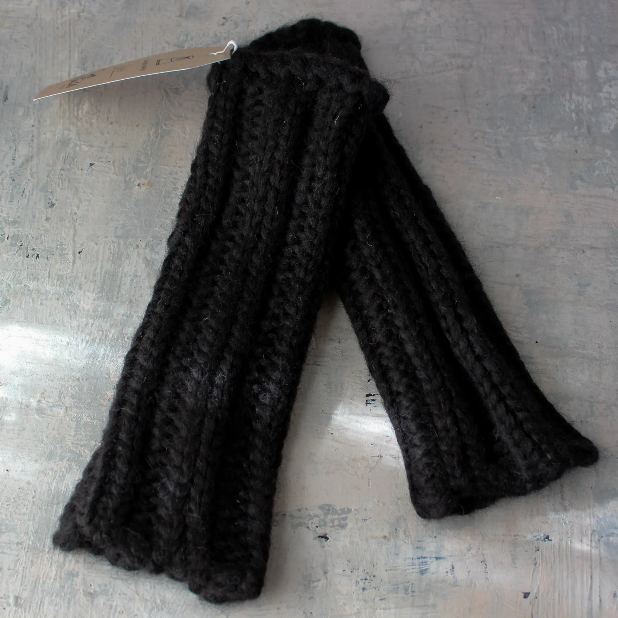 Long Baby Alpaca Hand Warmers