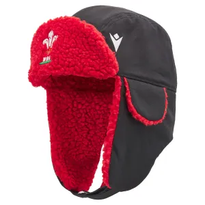 Macron Wales WRU 24/25 Adults Trapper Fleece Hat