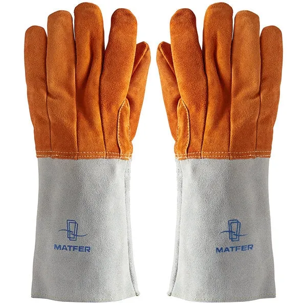 Matfer Oven Gloves Leather 7'' Forearm Portection