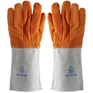 Matfer Oven Gloves Leather 7'' Forearm Portection