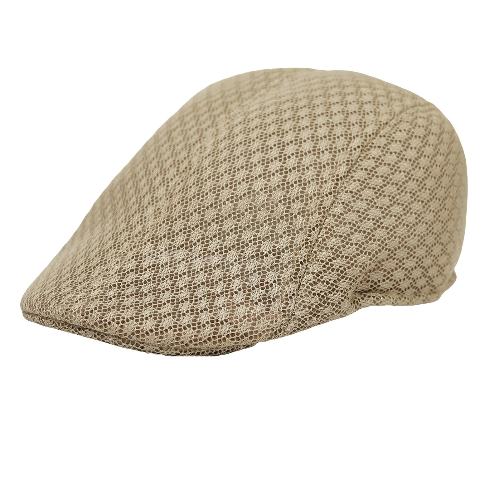 Men Breathable Mesh Summer Hat Newsboy Cap Cabbie Cap UZ30053