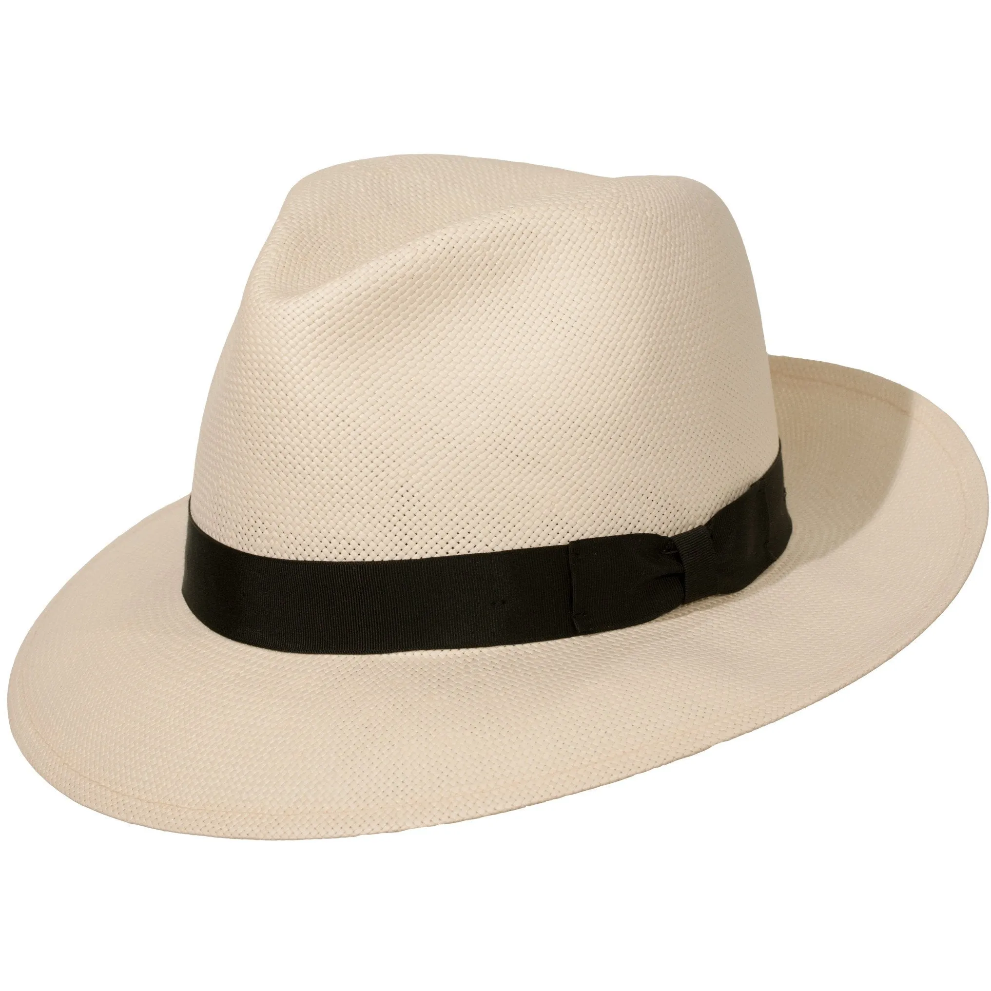 Millennium Shantung Panama Fedora by Levine Hat Co.