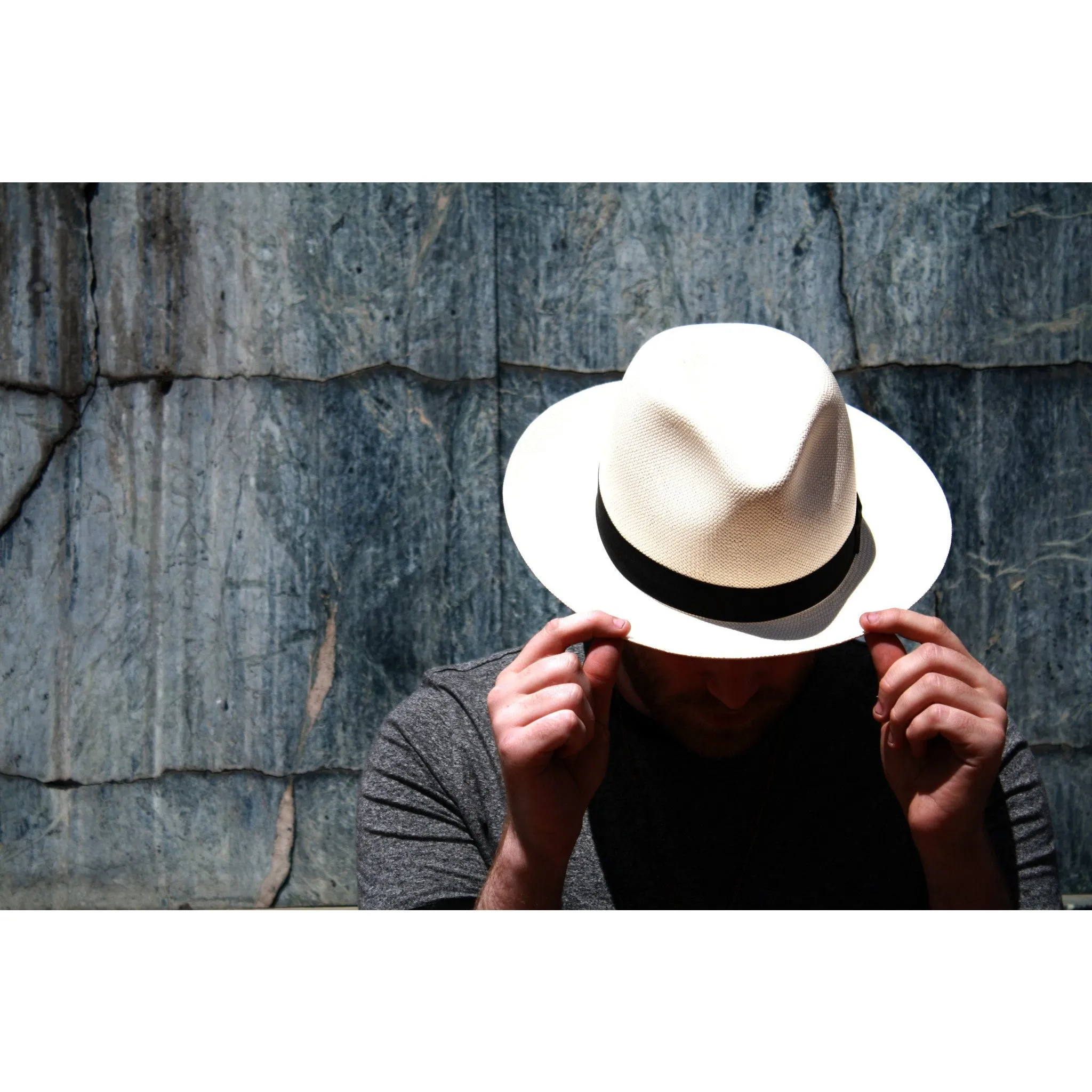 Millennium Shantung Panama Fedora by Levine Hat Co.