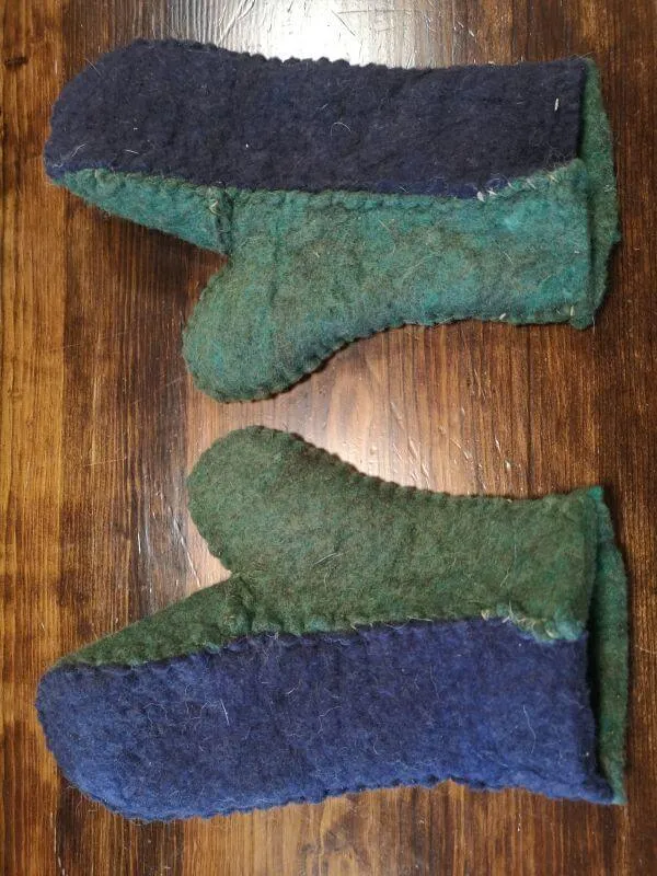 Natural Hide Mittens - DIY Kit