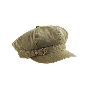 Pigment Dyed Washed Newsboy Cap