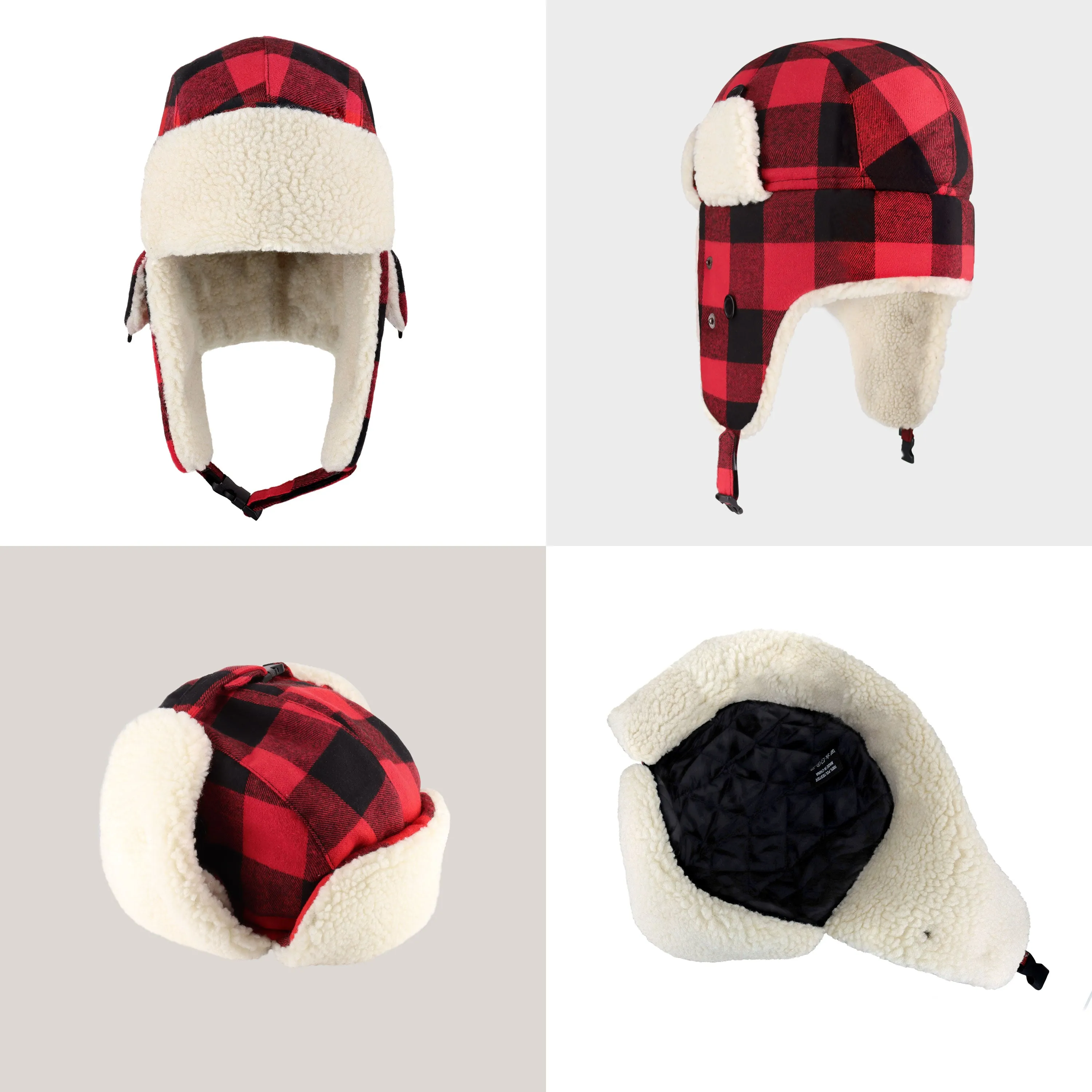 Plaid Trapper Hat