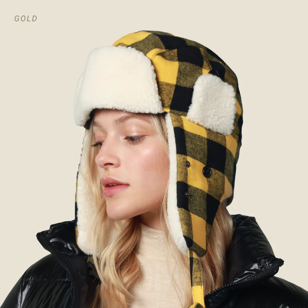 Plaid Trapper Hat