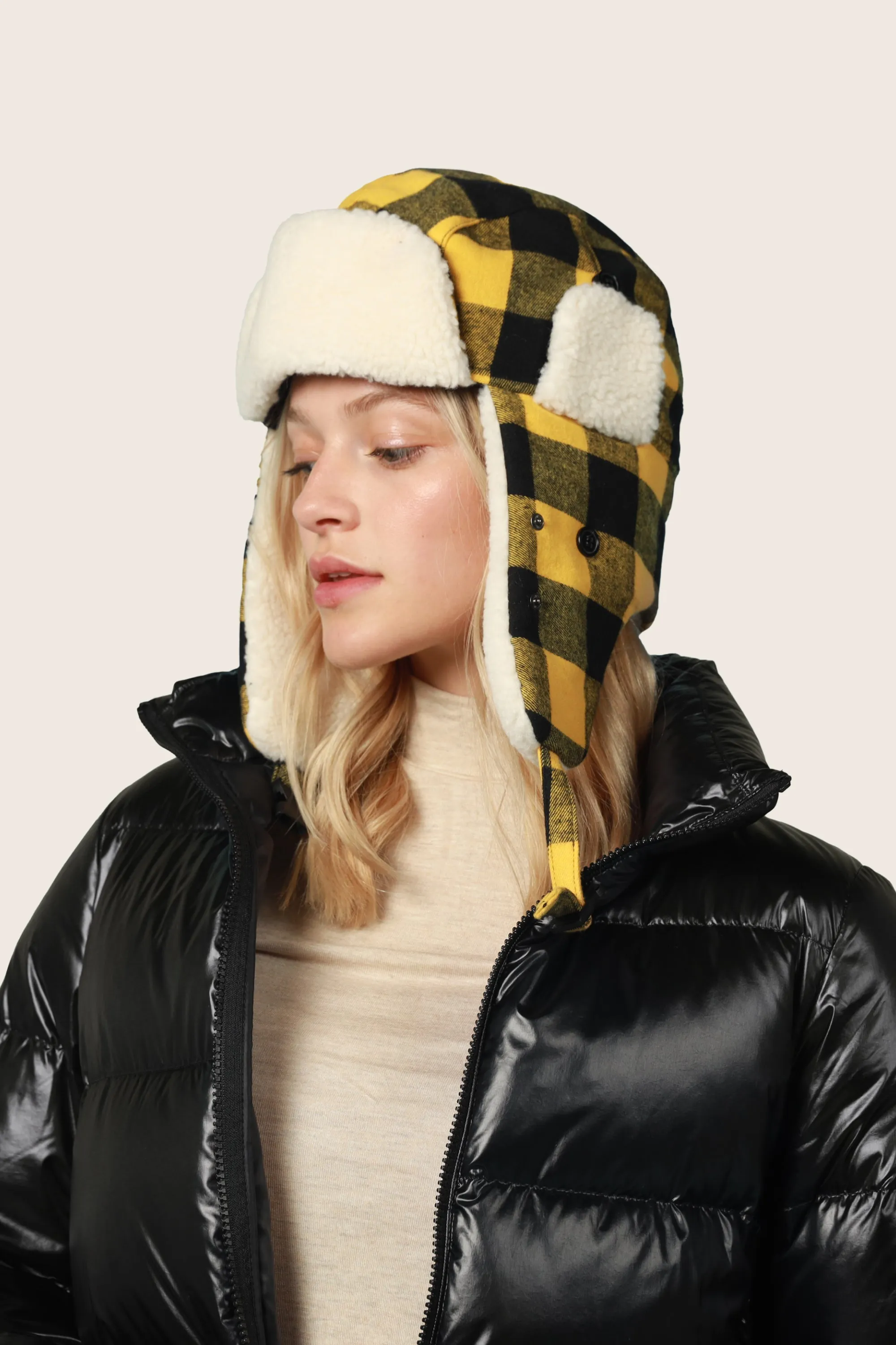 Plaid Trapper Hat